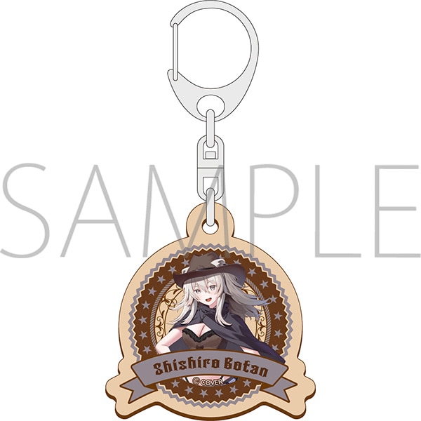 [Pre-order] hololive - Western Caravan - Wooden Keychain / Shishiro Botan